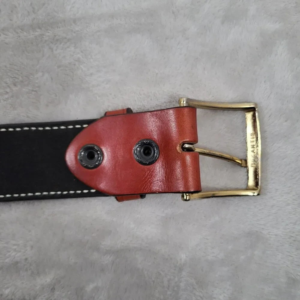 DeSantis Plain Lined Leather Holster Belt Mens Size 40 Brown B12 Series USA
